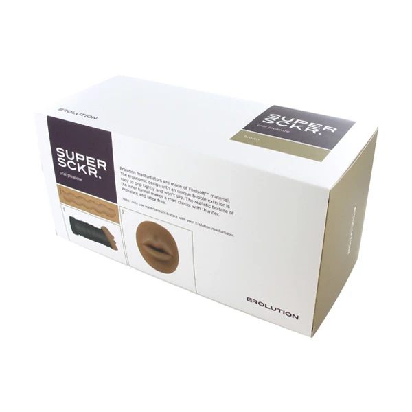 Erolution SuperSckr Oral Pleasure Brown 1