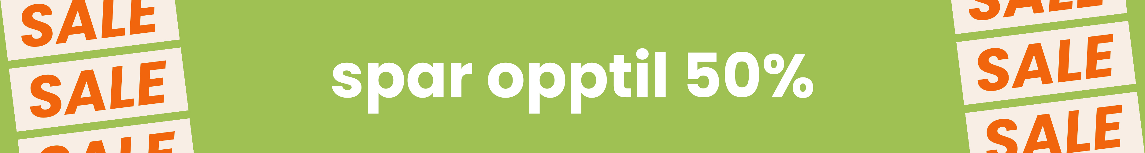 Sale - Spar opptil 50% desktop