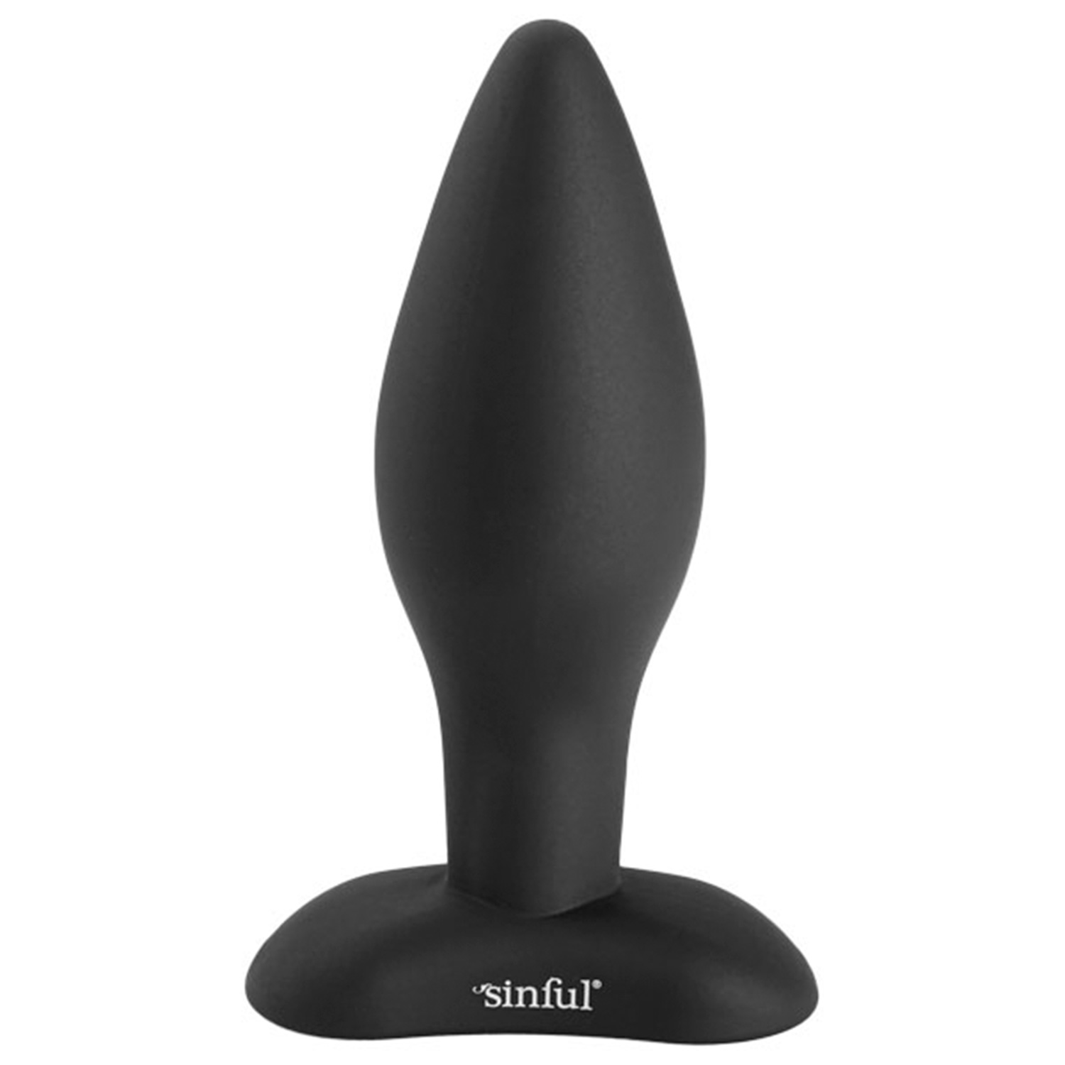 Sinful BumBum Medium Silikone Butt Plug - Black
