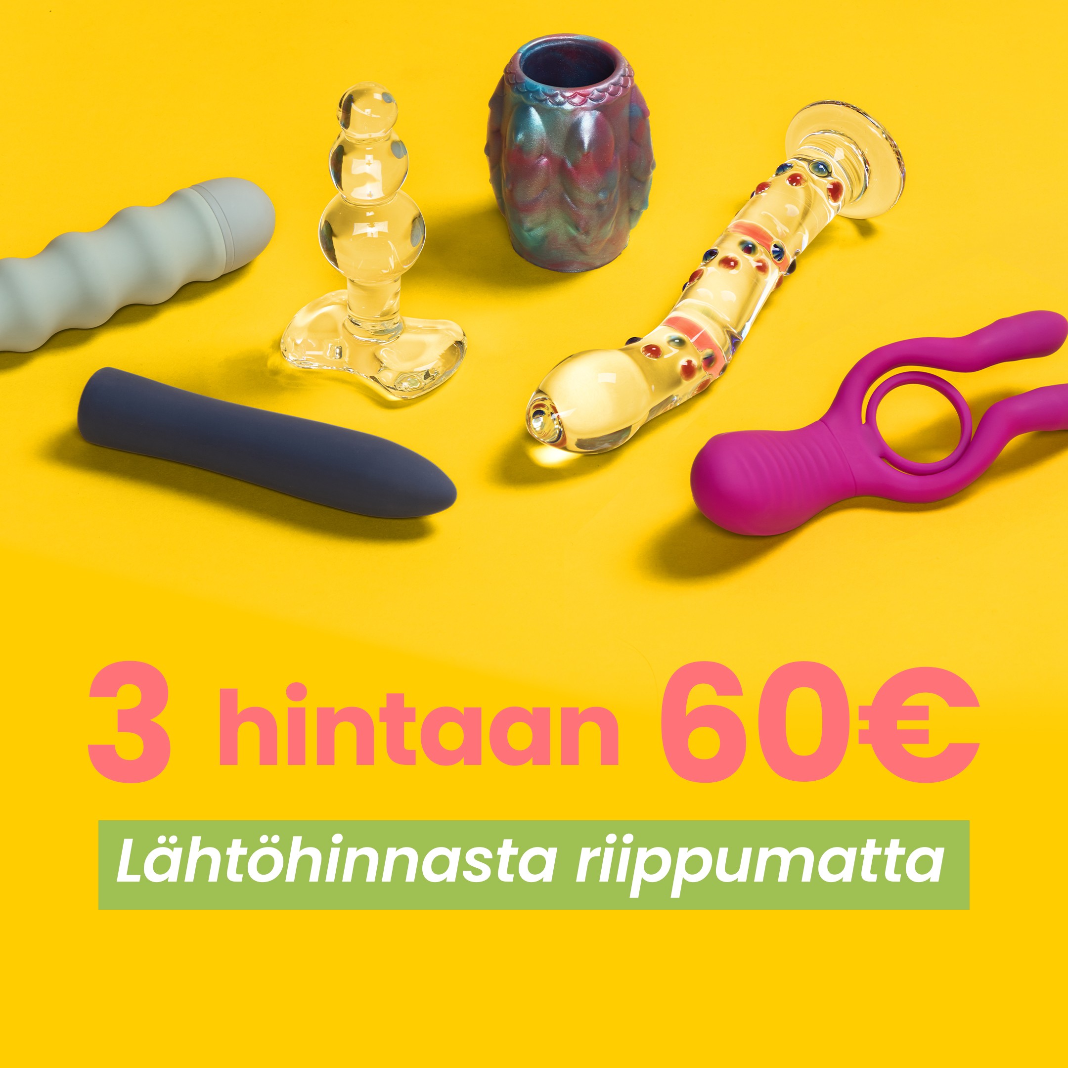 3 hintaan 60 € mobile