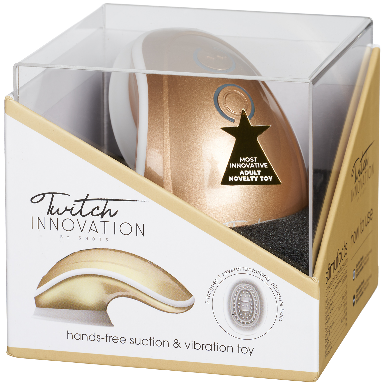 Shots Twitch Hands-Free Vibrating Clitoral Stimulator | Sinful