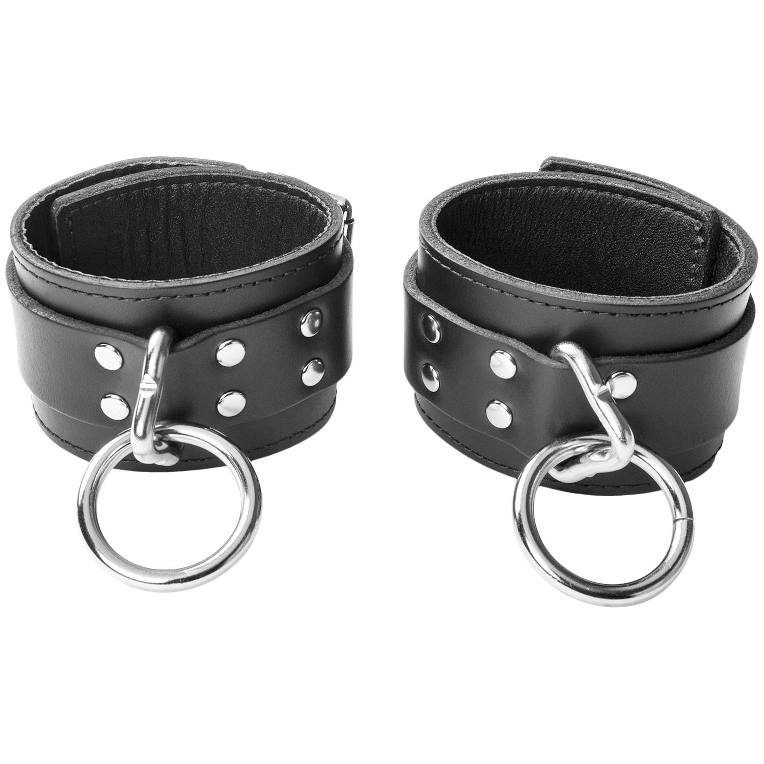 Spartacus Låsbara Vristmanschetter i Läder 1