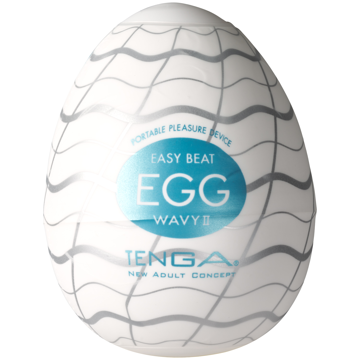 TENGA Egg Wavy II Masturbator - White