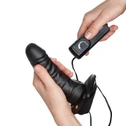 Fetish Fantasy Hollow Strap-on Vibrator Svart 15 cm 3