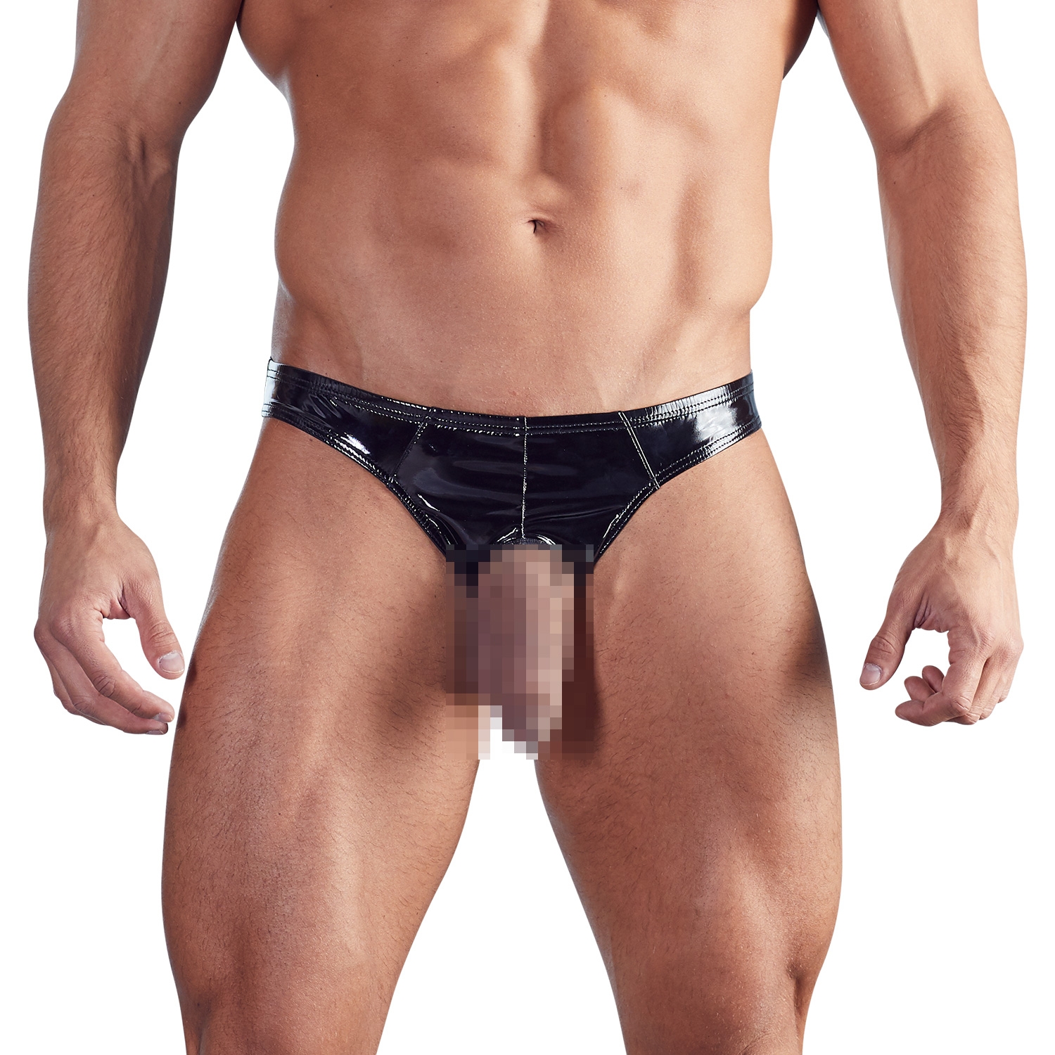 Black Level Open Lacquer Briefs var 1