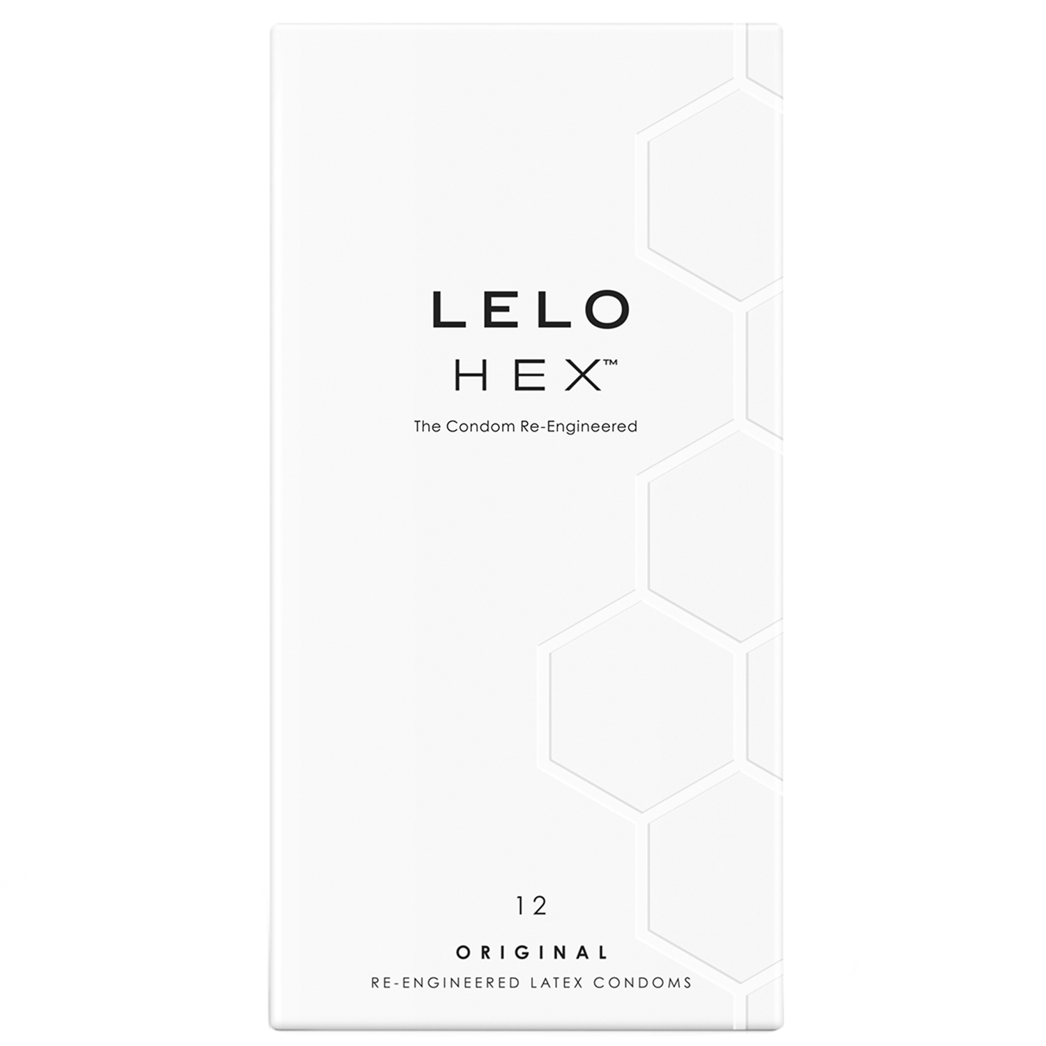 LELO Hex Original Kondomer 12 st - Klar | Tillbehör//Kondomer//Män//Testvinnare//Bättre Sex//Par kondomer//Stora Kondomer//Vanliga Kondomer//Tunna Kondomer//LELO | Intimast