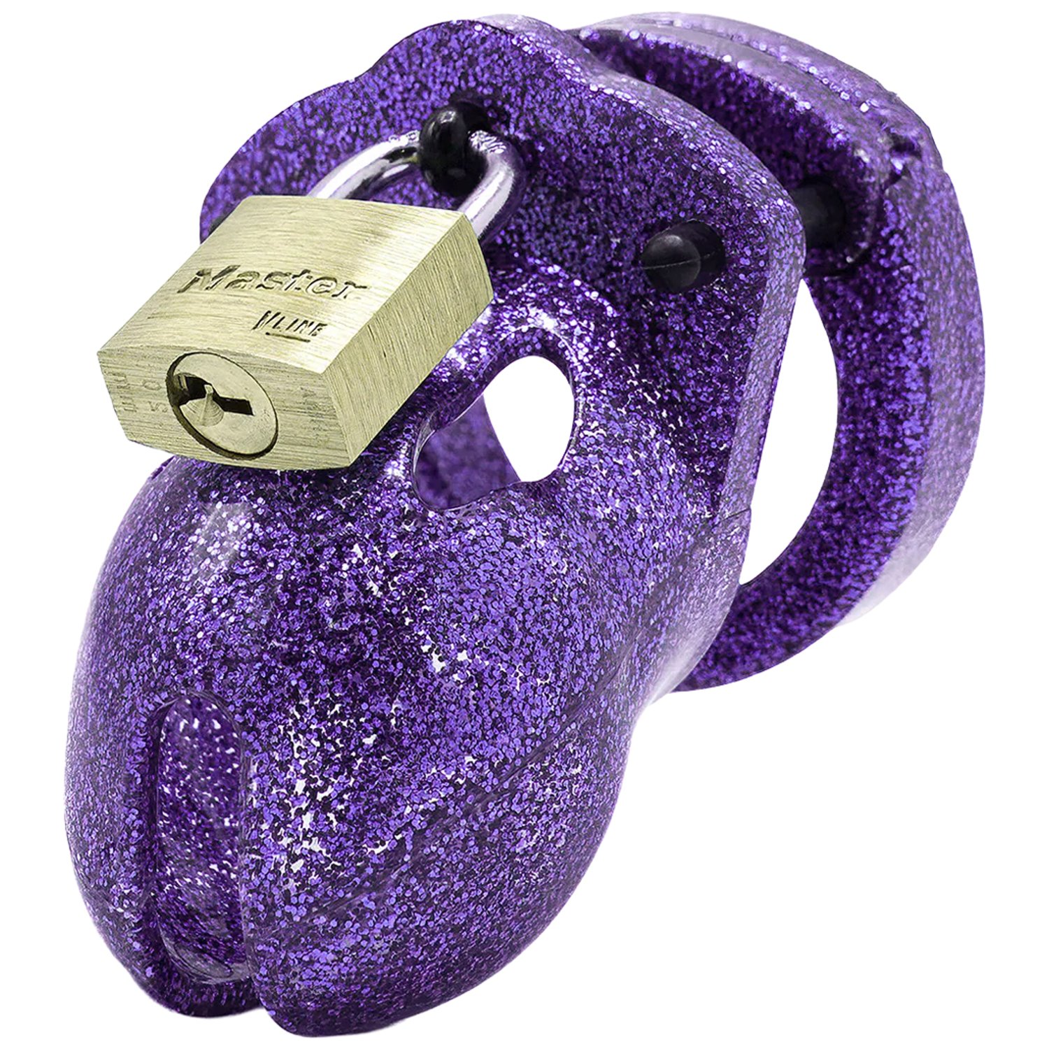 CB-X Mr. Stubb Glitter Kyskhedsbur Sæt 4,45 cm - Lilla