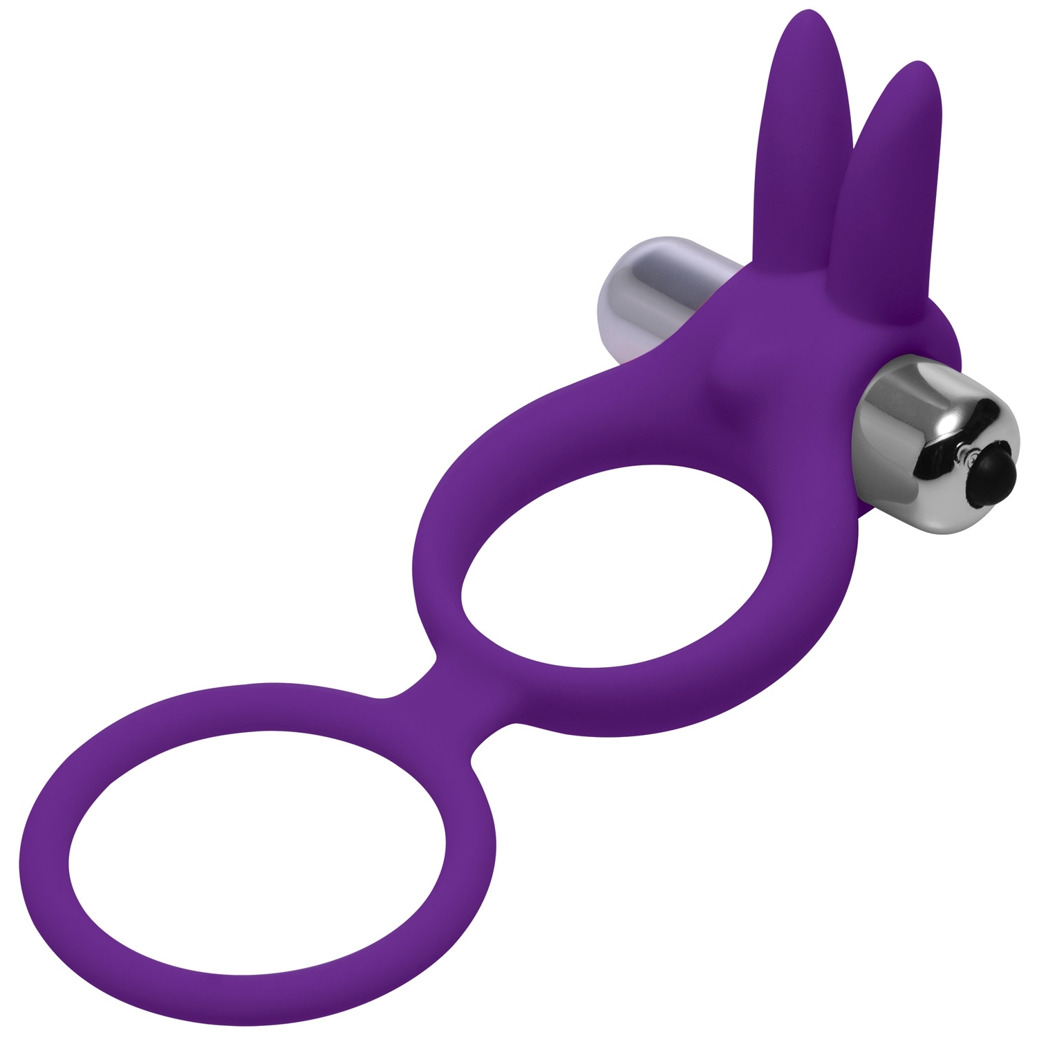 Frisky Throbbin Hopper Penis Ring - Purple thumbnail