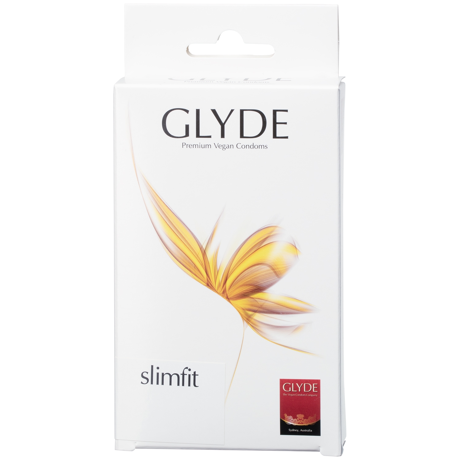 Glyde Slimfit Veganske Kondomer 10 stk - Clear