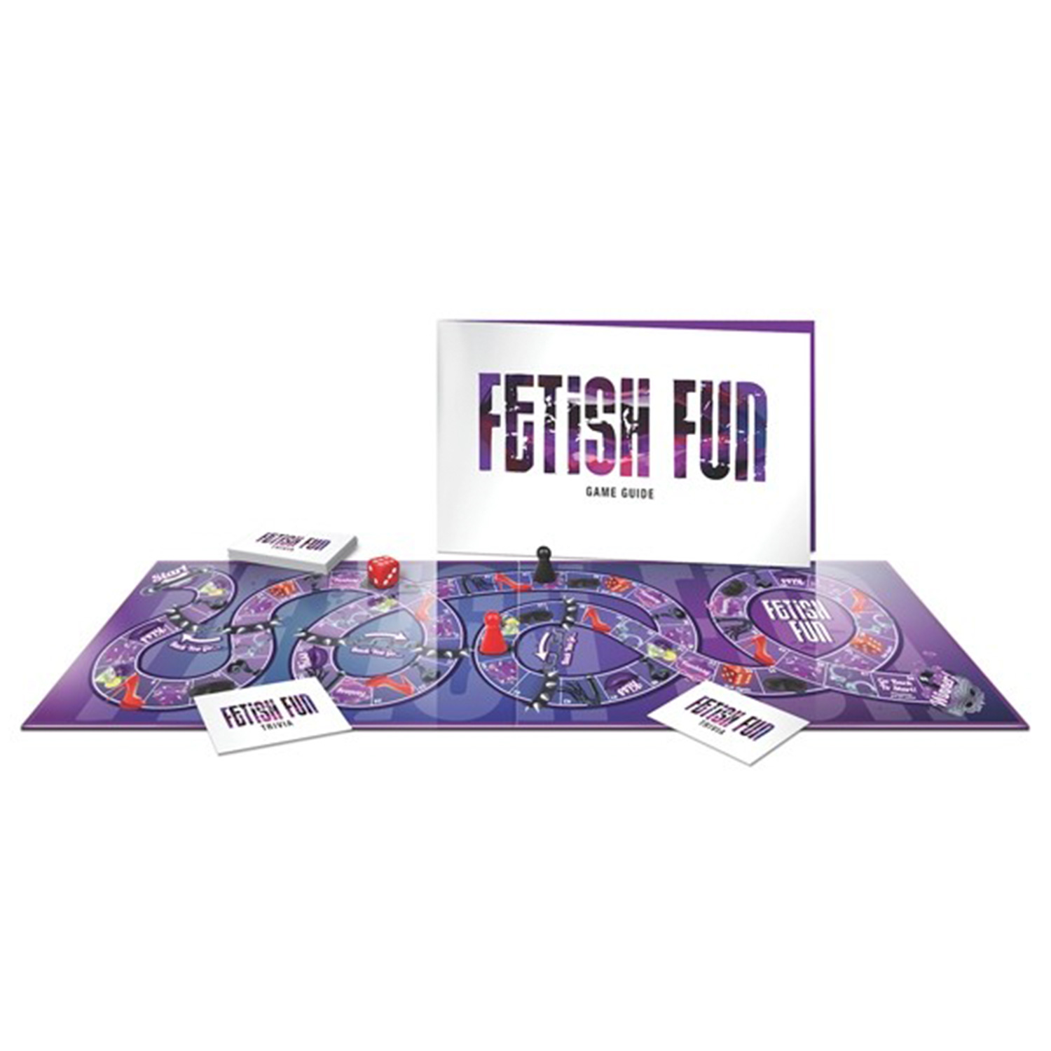 Fetish Fun Game Brädspel - Lila | Favoriter//Par//REA för Par//REA//Förspel//Fetish//Par Sexleksaker//Creative Conceptions//Sexspel//Spel & Skoj | Intimast