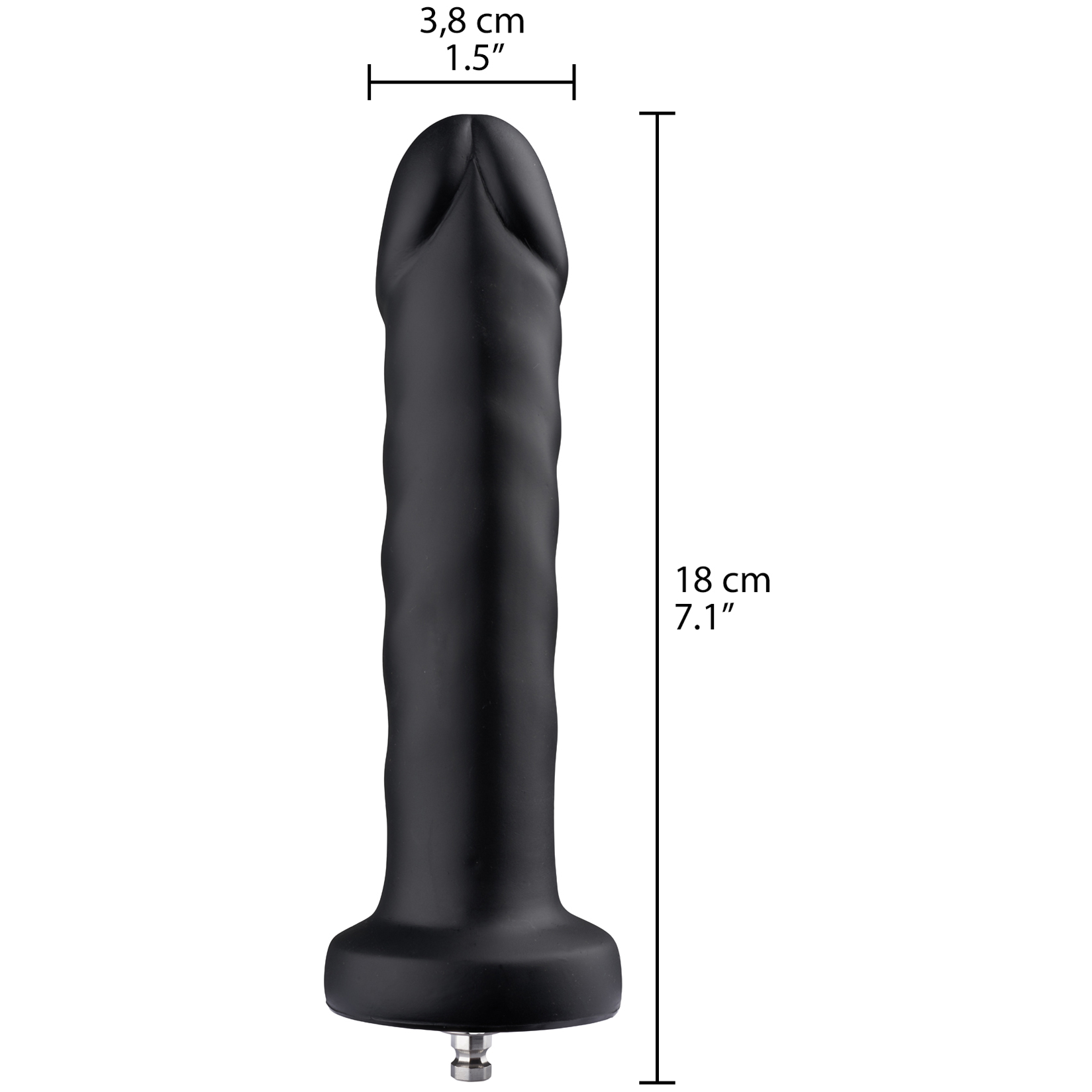 Hismith Black Anal KlicLok Dildo Liten 18 cm 1