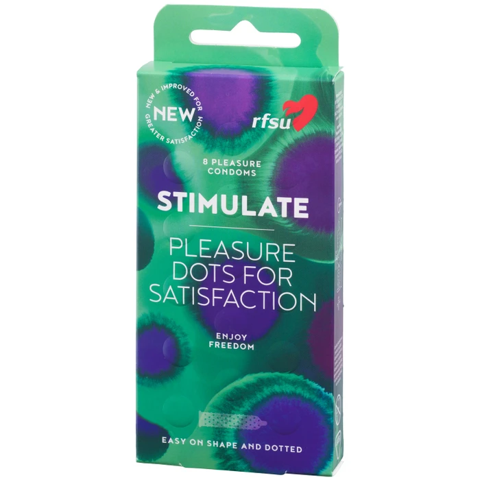 RFSU Stimulate Kondomit 8 kpl var 1