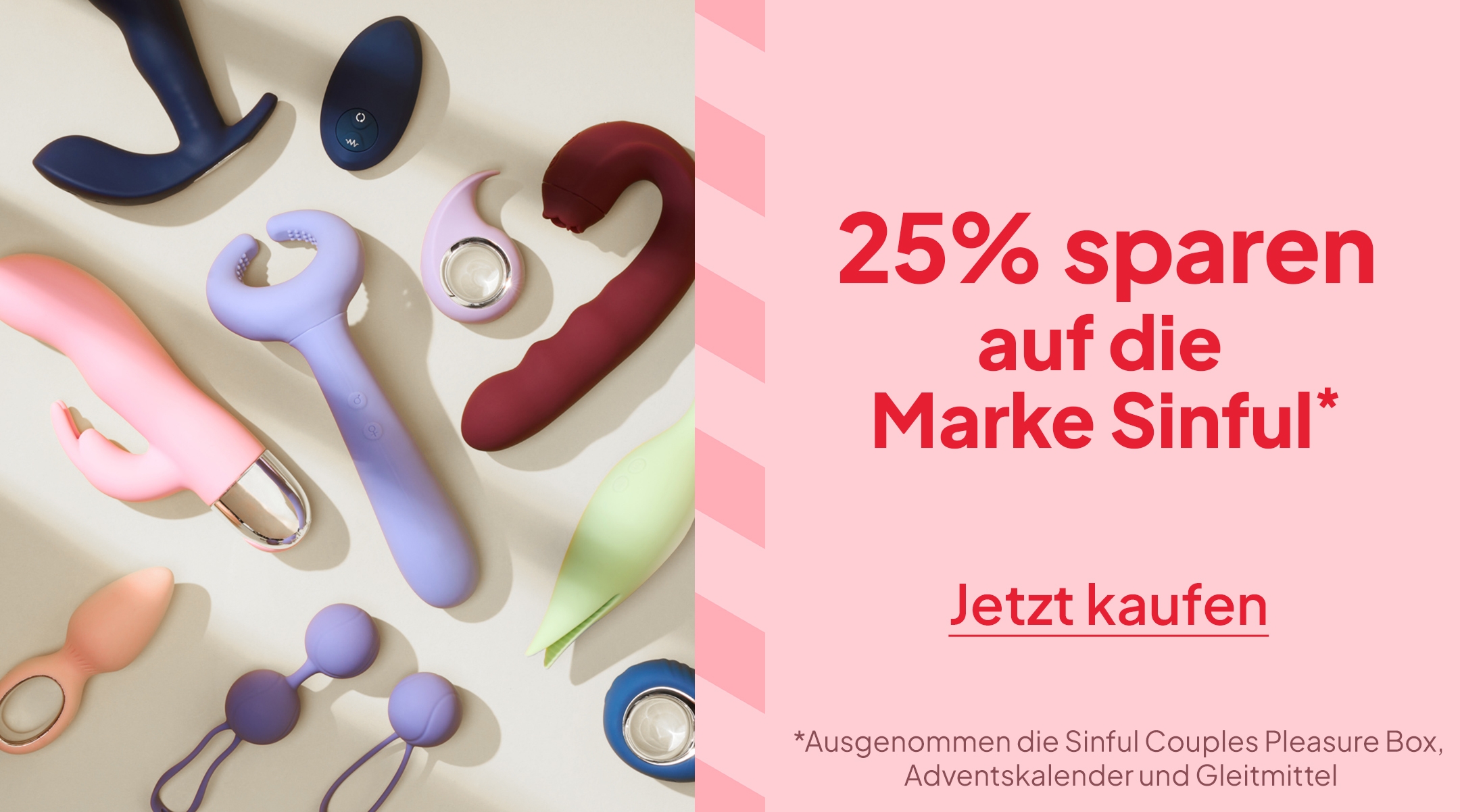 25% sparen auf die Marke Sinful* mobile