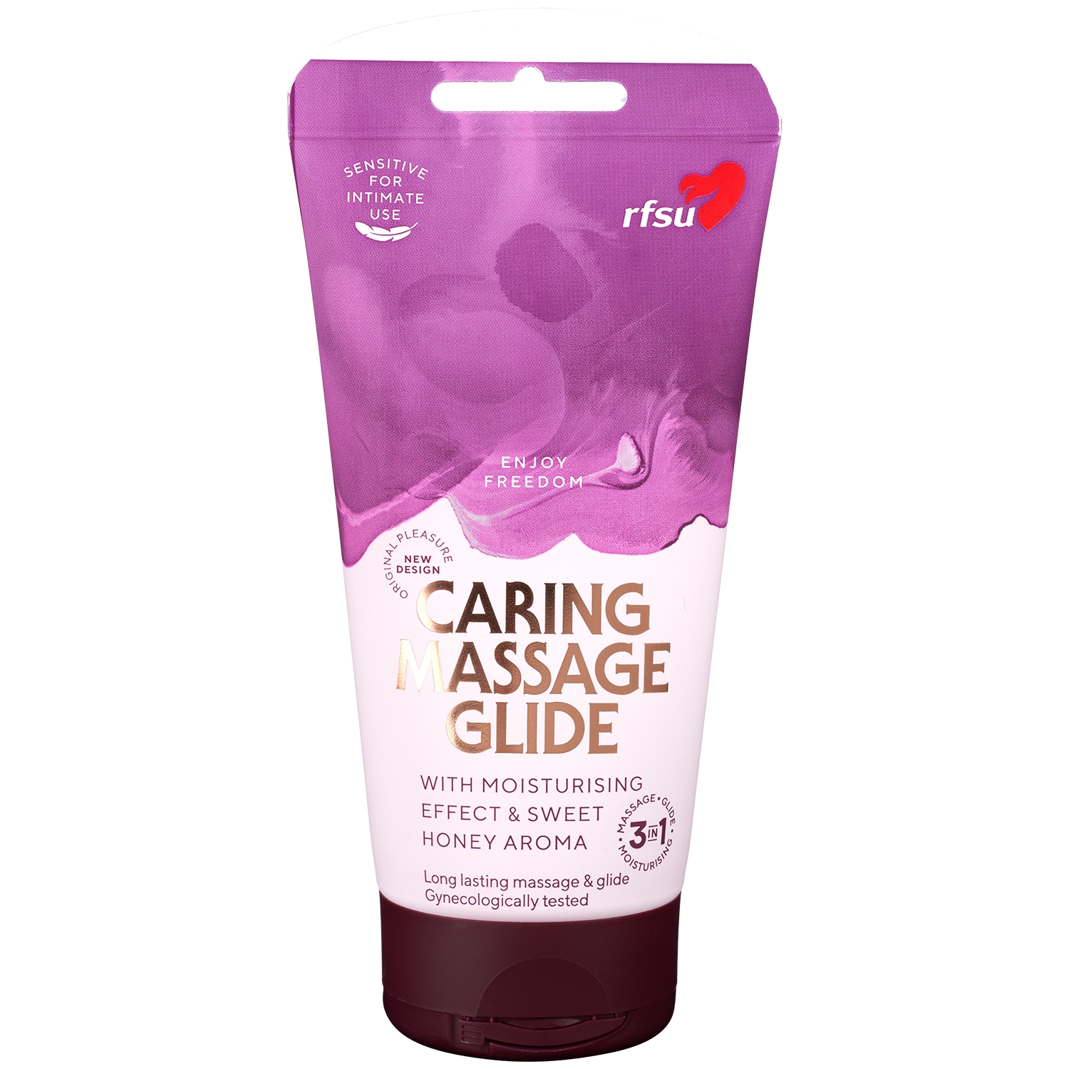 RFSU Caring Massage Glide 150 ml - Klar thumbnail