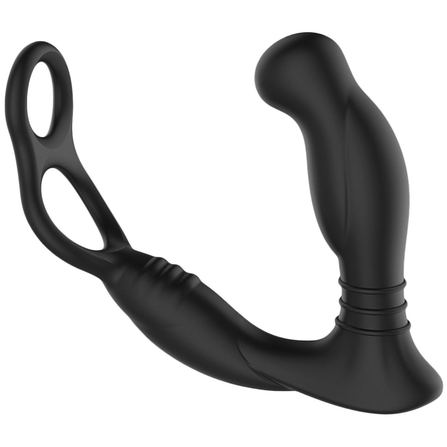 Nexus Simul8 Prostata Vibrator med Penisring - Sort thumbnail