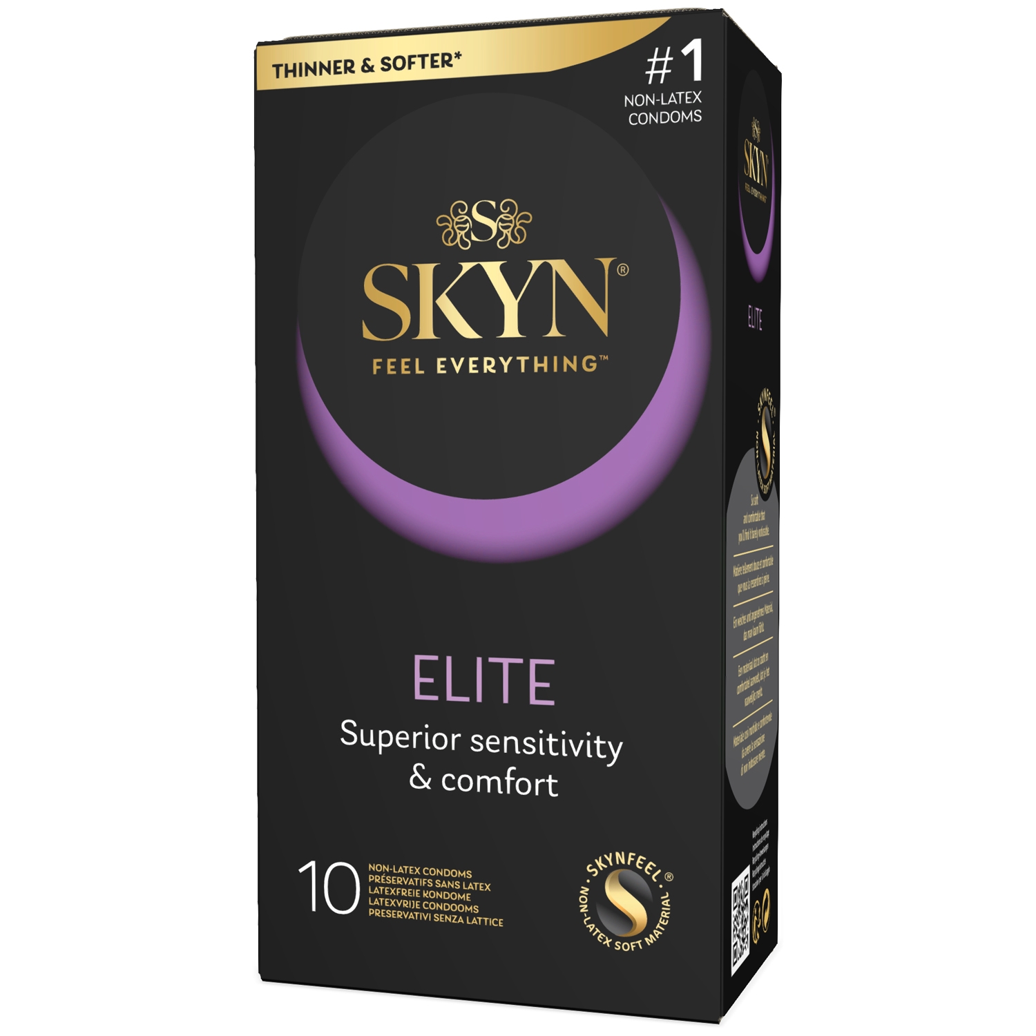 SKYN Elite Latexfri Kondomer 10 stk - Klar
