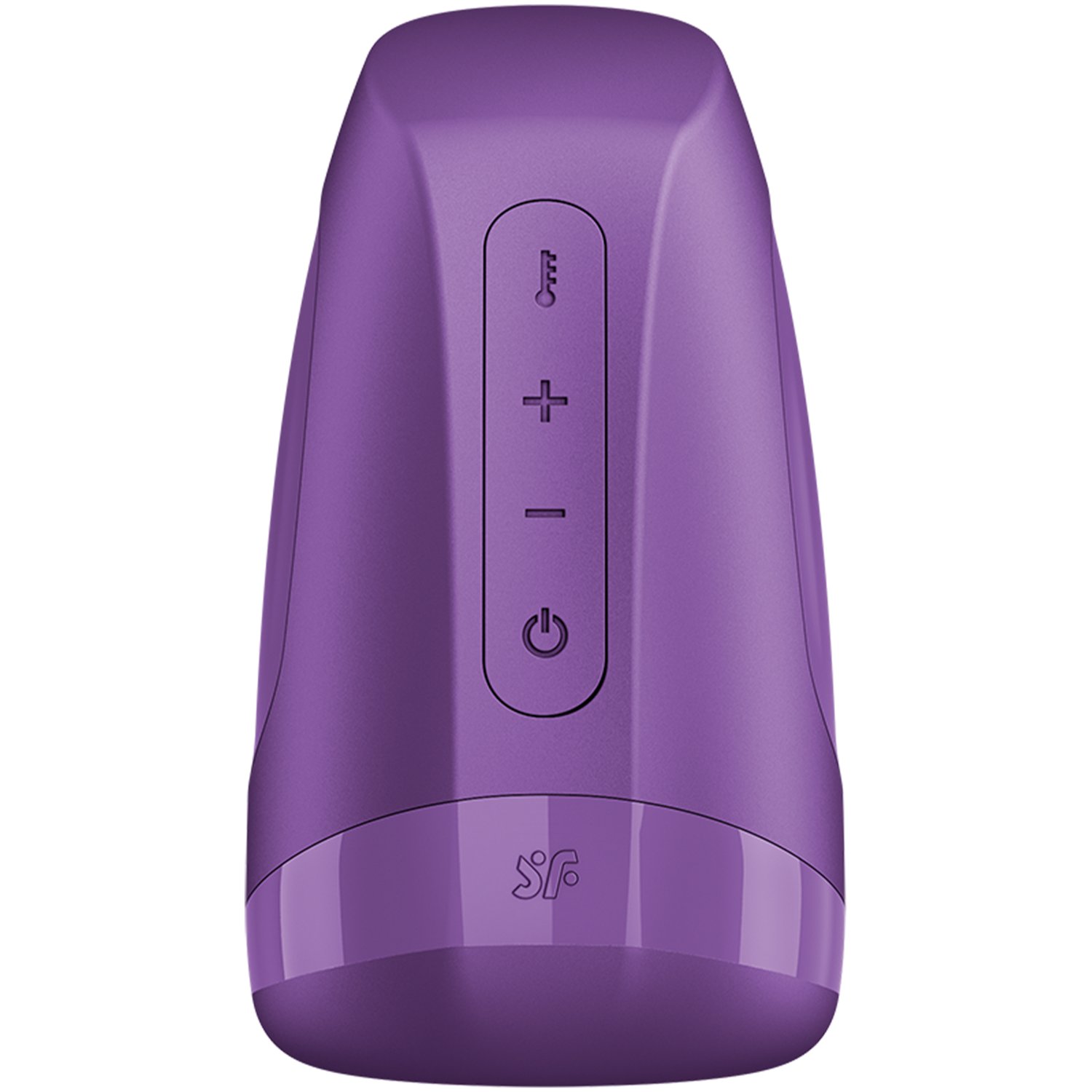 Satisfyer Battery Series Men Heat Vibration Masturbator - Lilla