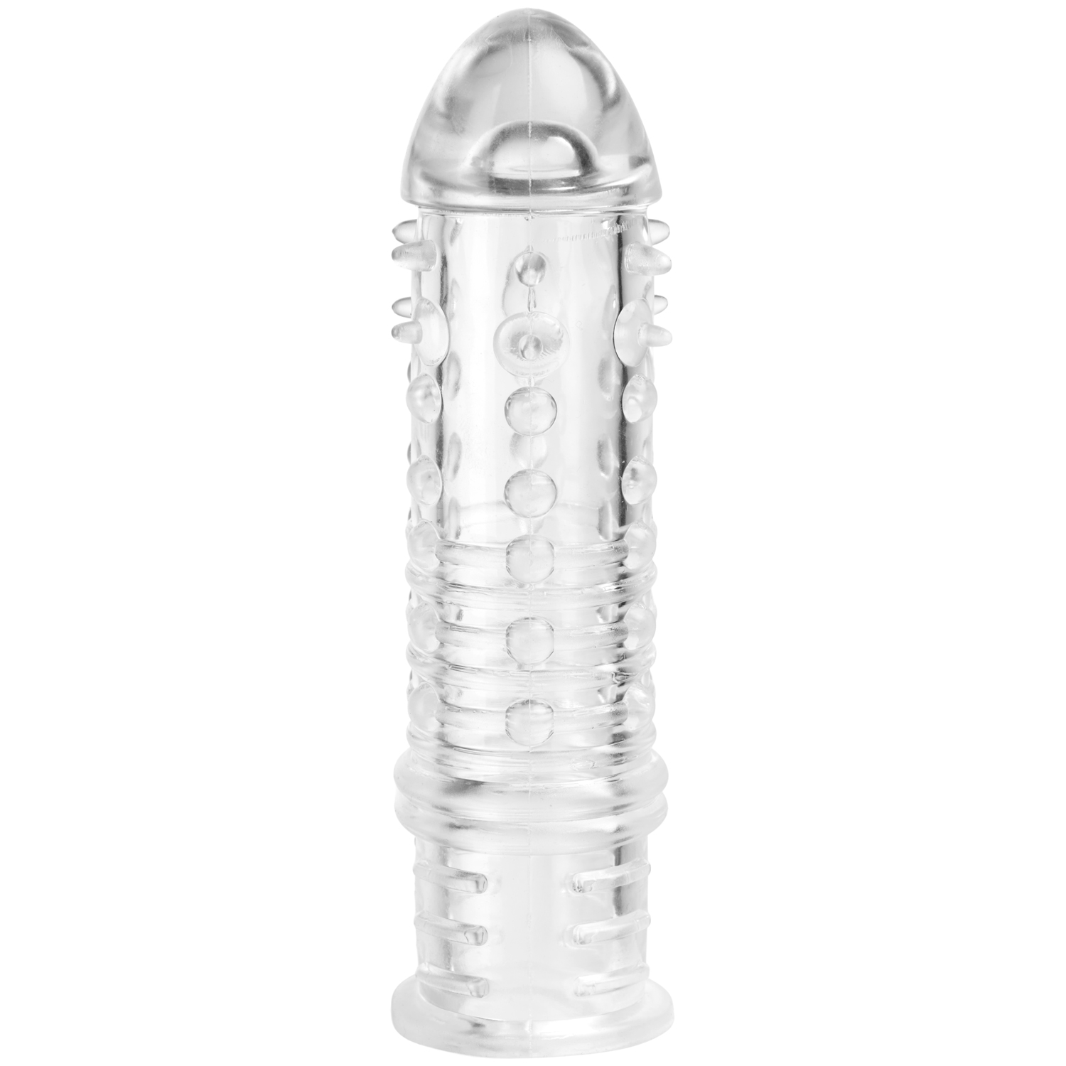 Baseks Clear Stimulation Penisverlenger Sleeve 16 cm 1