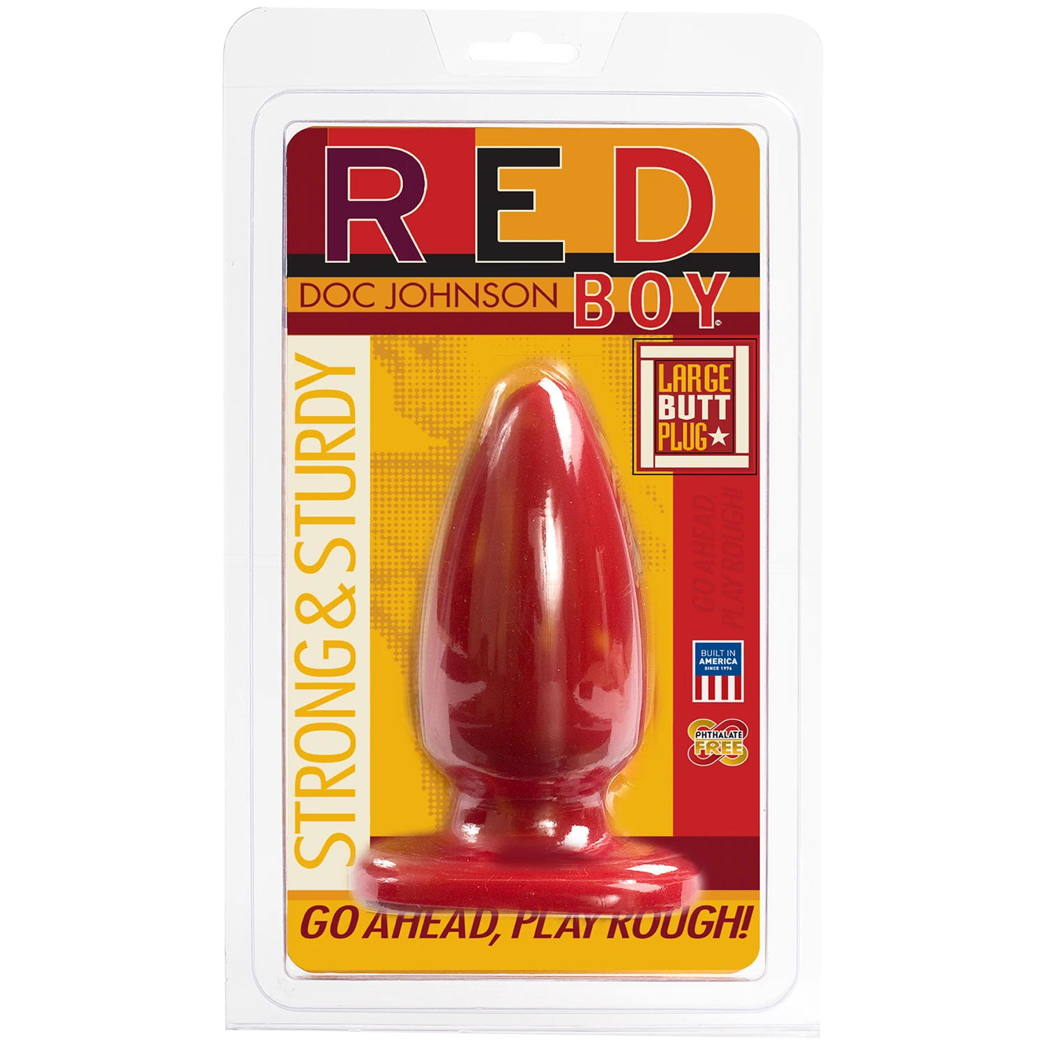 Doc Johnson Red Boy Butt Plug Large 5.5 Inch 1