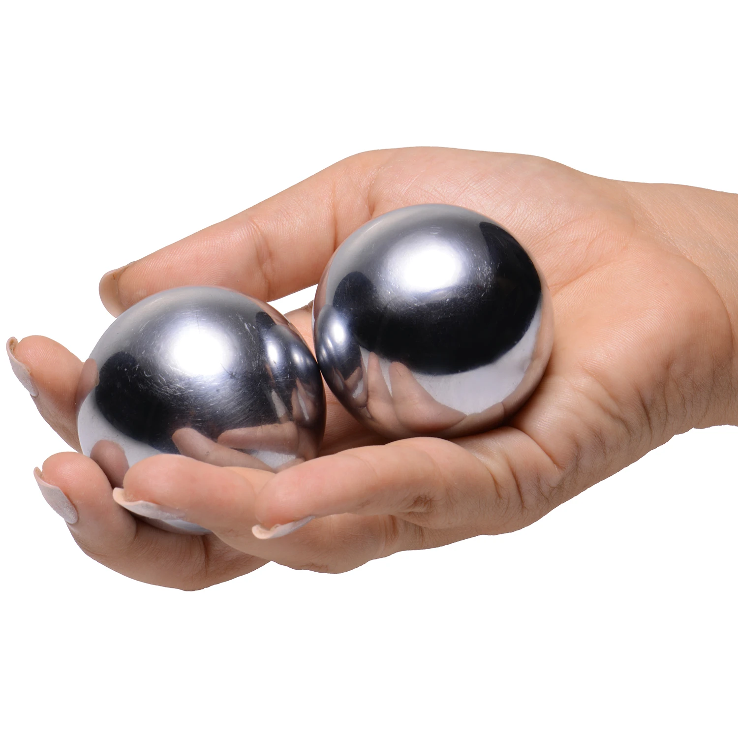 Master Series Titanica Extreme Stahl-Orgasmuskugeln 2 x 250 g 1