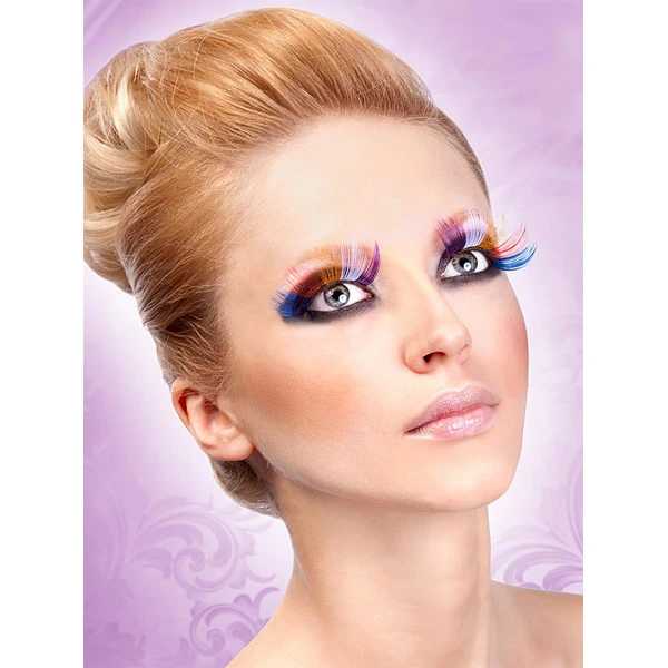 Baci Lange Glamour Multi Farvet Øjenvipper var 1