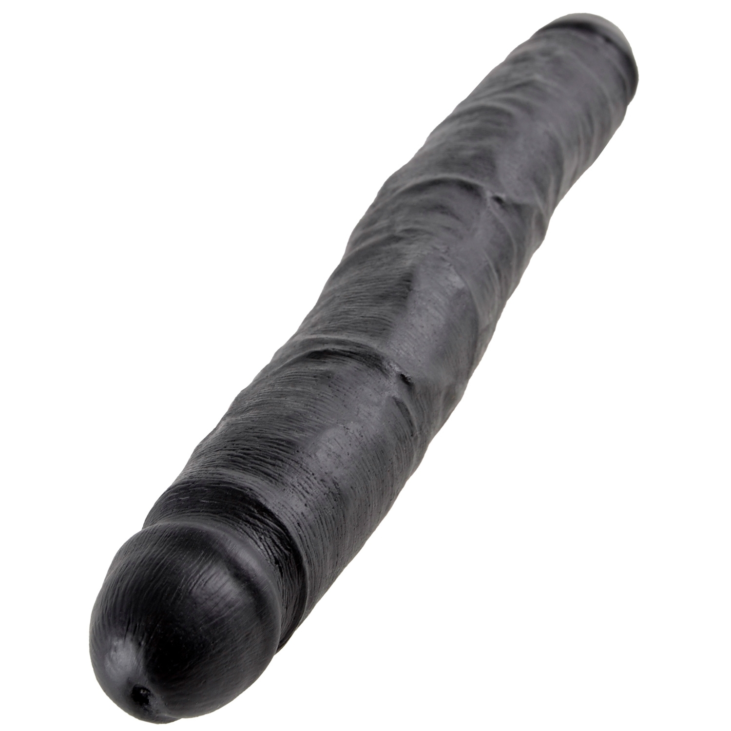 King Cock Slim Dobbelt Dildo 30 cm - Black