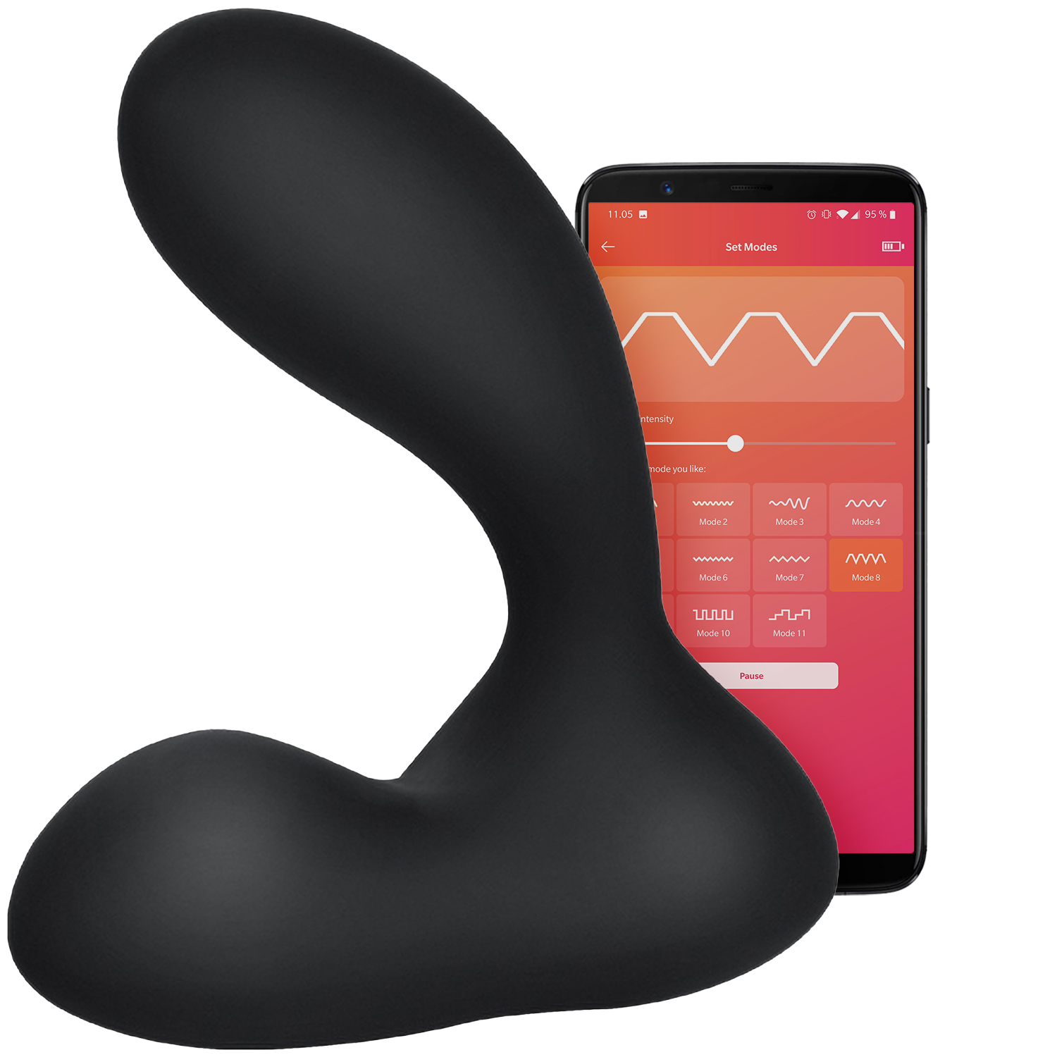Svakom Vick Neo App-styret Prostata Massager - Sort thumbnail