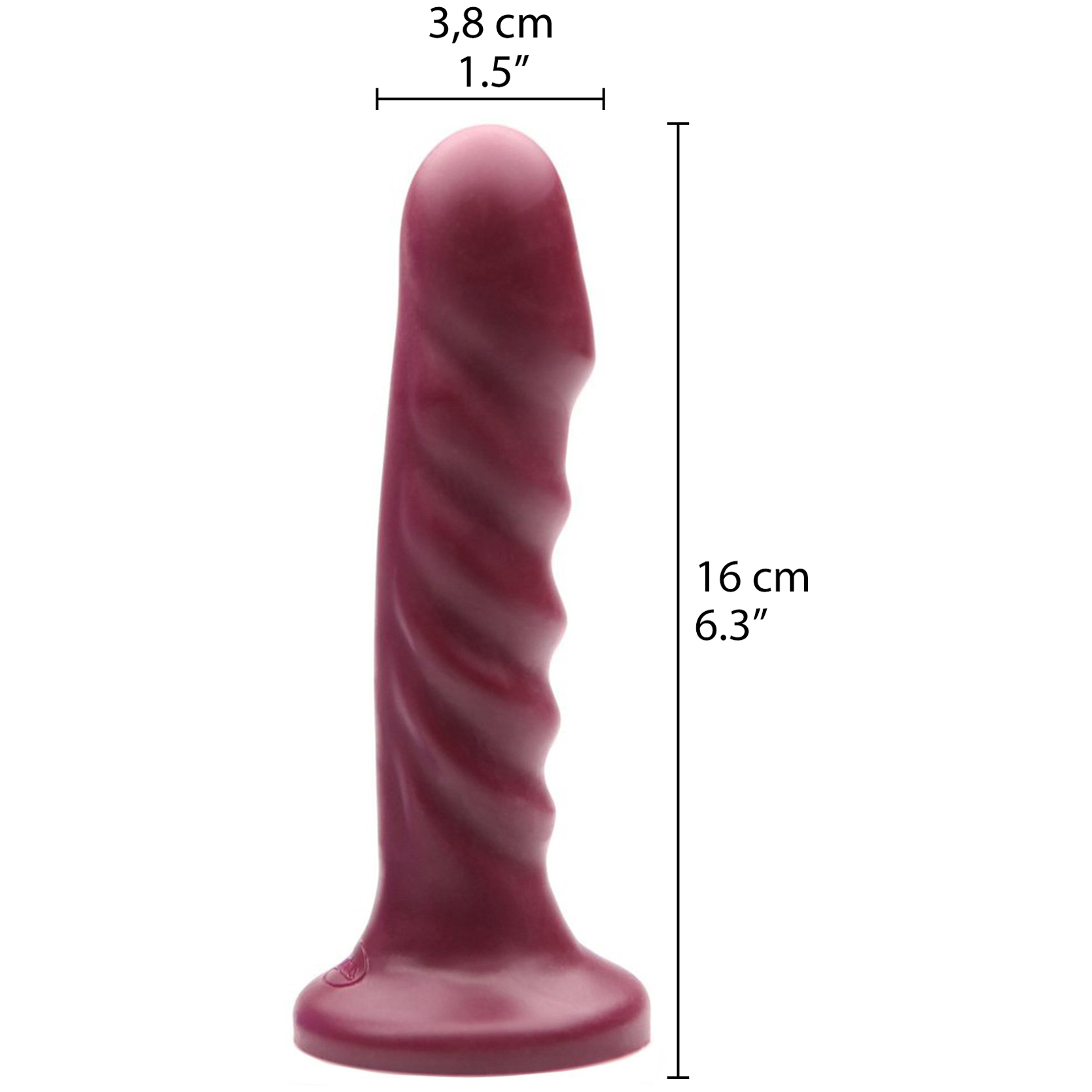 Tantus Echo Super Soft Dildo med Bullet 16 cm var 2
