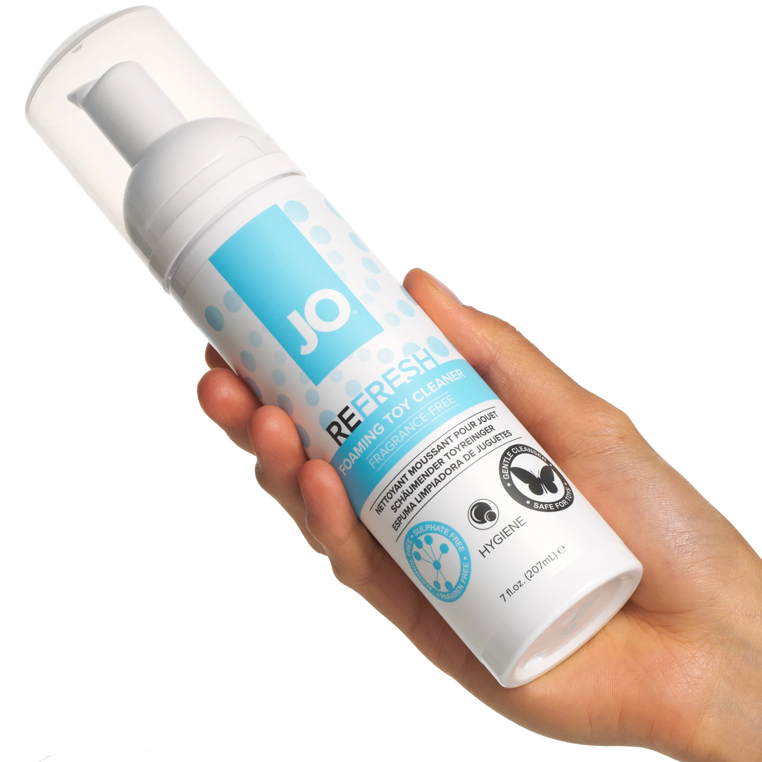 System JO Refresh Schäumender Sexspielzeug-Reiniger 207 ml 1