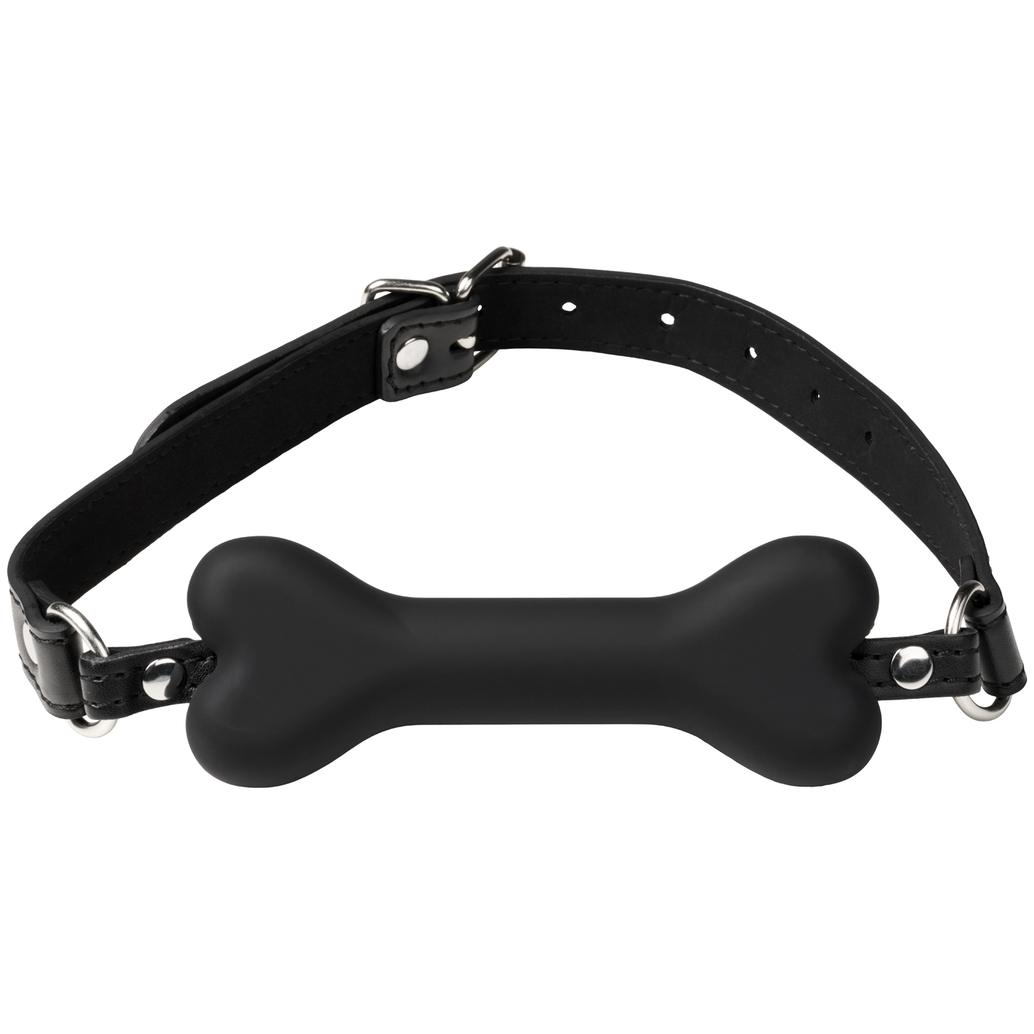 Ouch! Puppy Play Silikone Knogle Gag - Sort