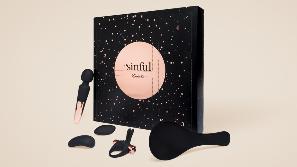 Sinful Four Weeks of Playful Christmas Deluxe with different sex toys