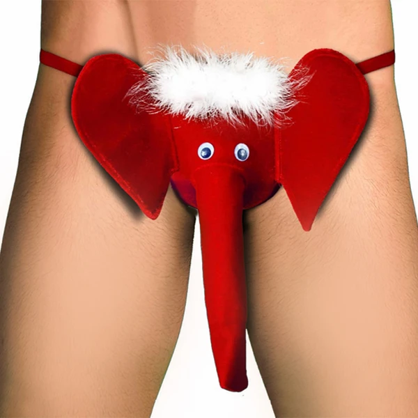 Xmas Willy Wear Elefant G-streng til Mænd var 1
