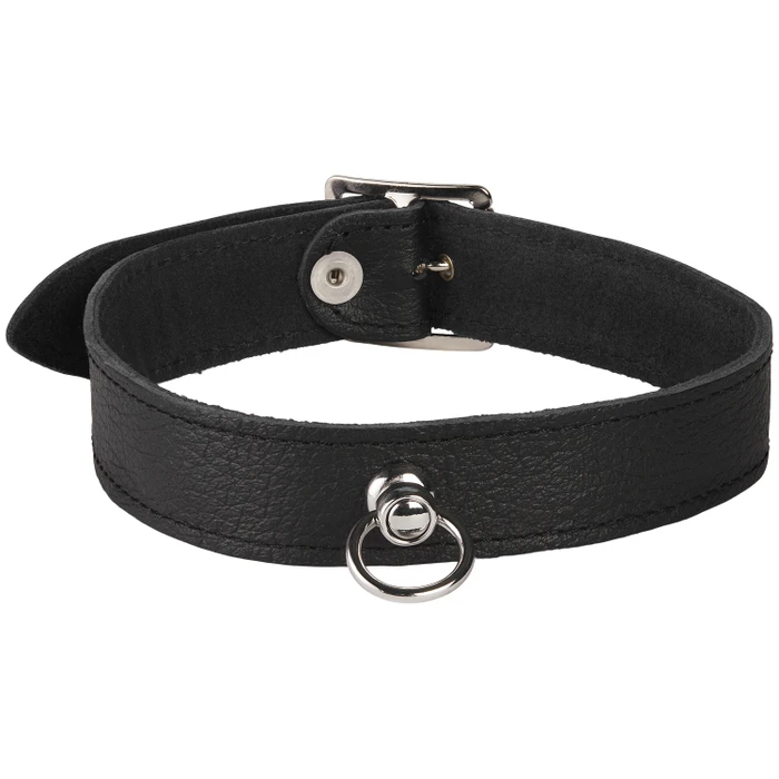 Rimba Leather Collar with O-Ring var 1