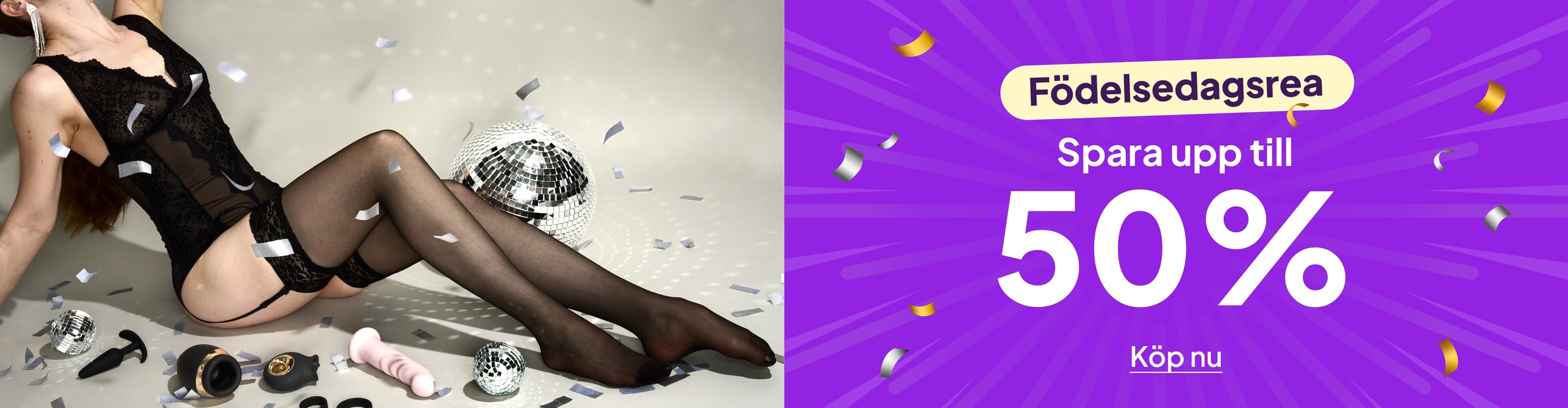 Födelsedagsrea - Spara upp till 50%
