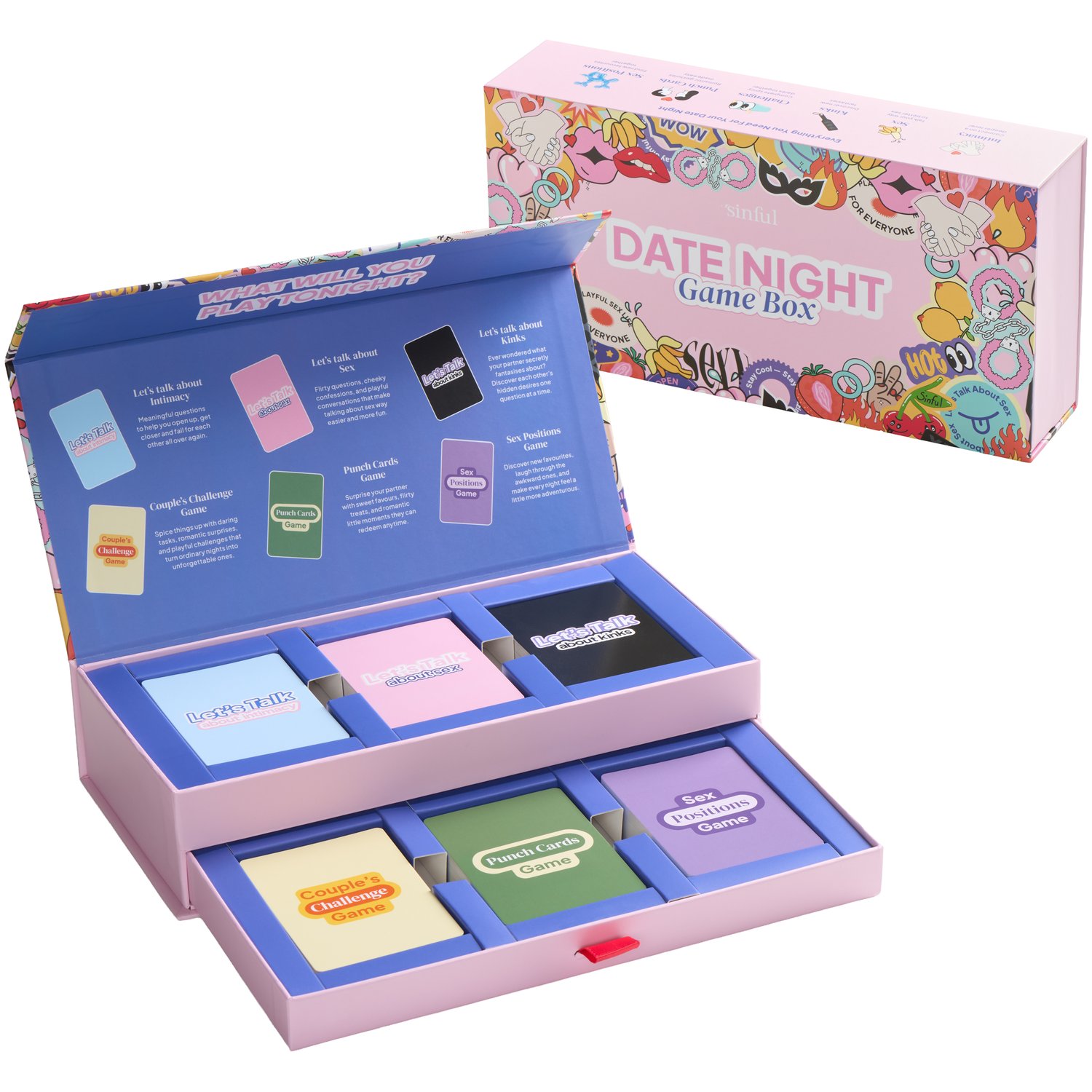 Sinful The Ultimate Couples Game Box - Flere farver