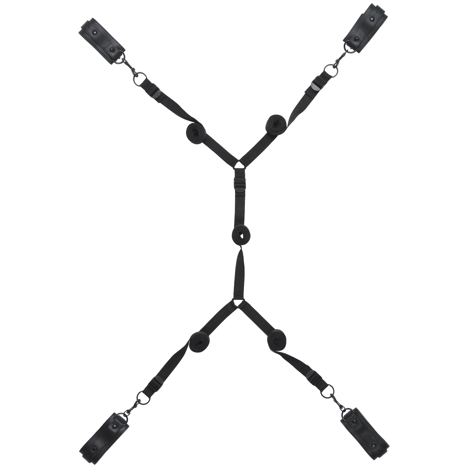 Obaie Tekonahkainen Bondage-setti Sänkyyn var 1