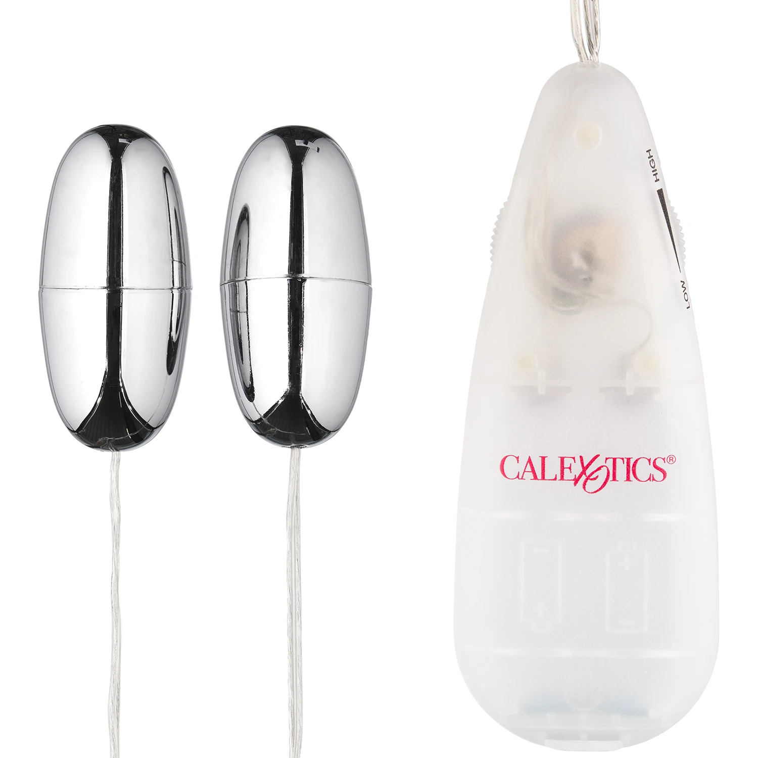 CalExotics Pocket Exotics Double Œuf Vibrant Télécommandé var 1
