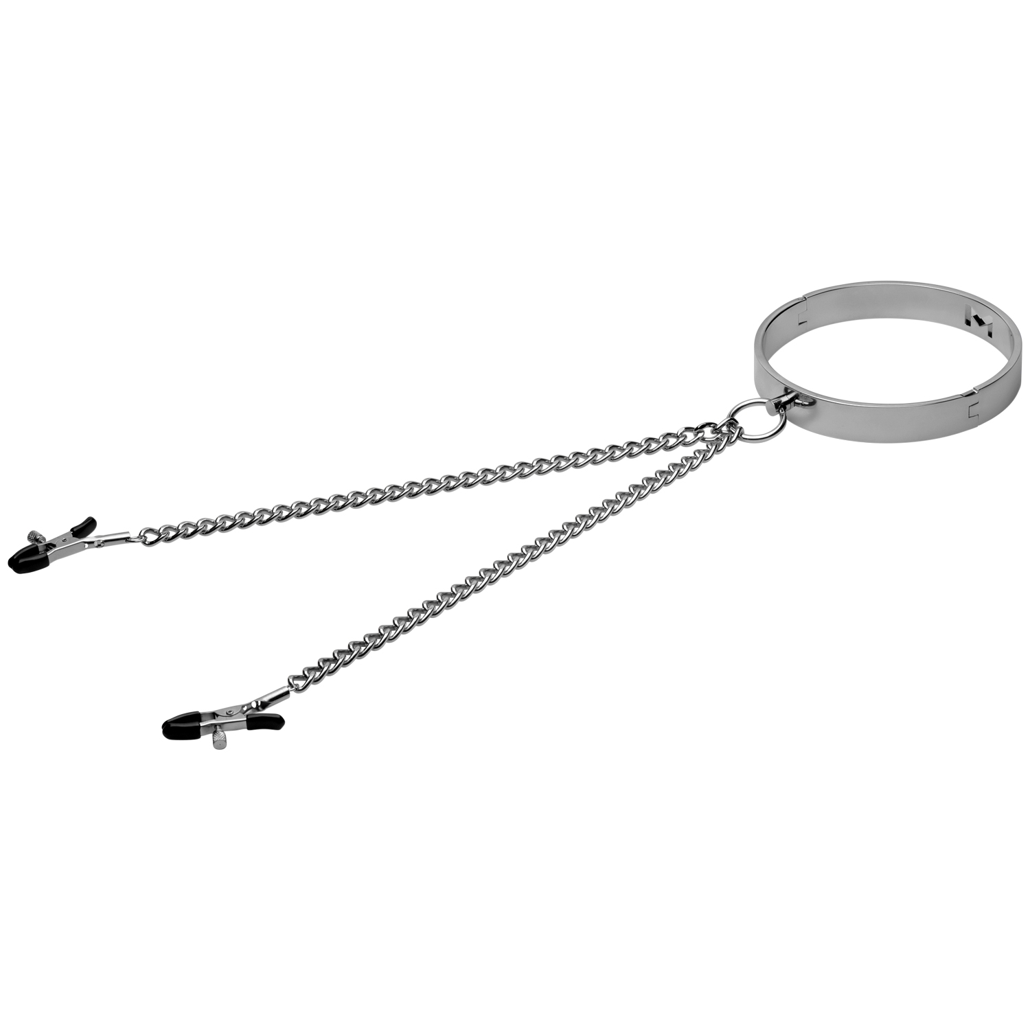 Mistress by Isabella Sklavenhalsband mit Nippelklemmen 1