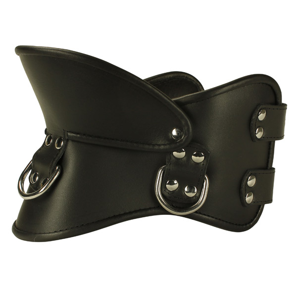 ZADO Läderhalskrage Justerbar var 1