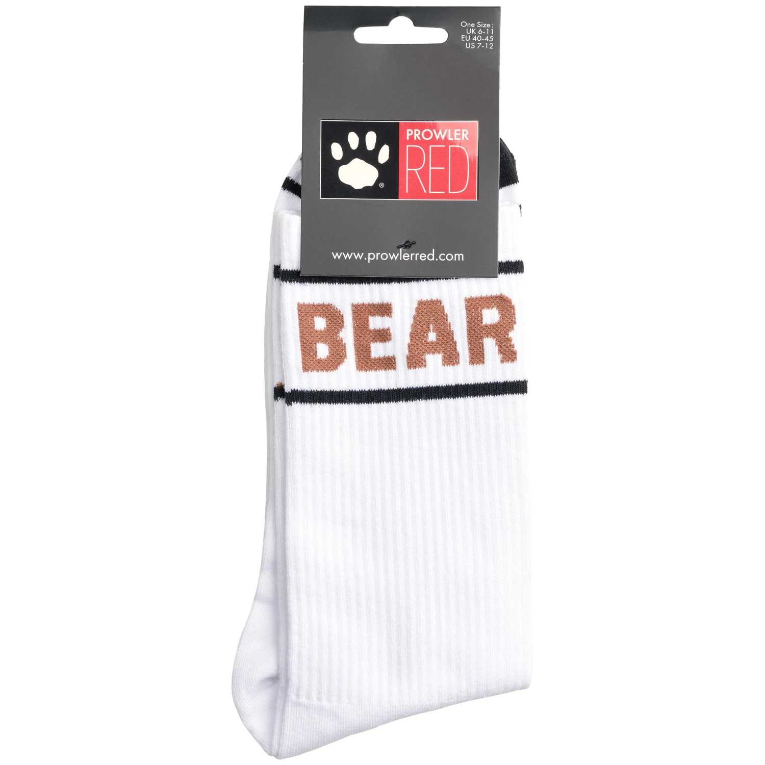 Prowler RED Bear Socks One Size var 2