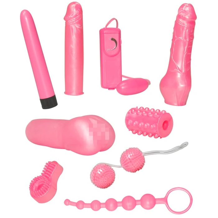 Candy Toy Set Sexlegetøjs Startpakke 9 dele var 1