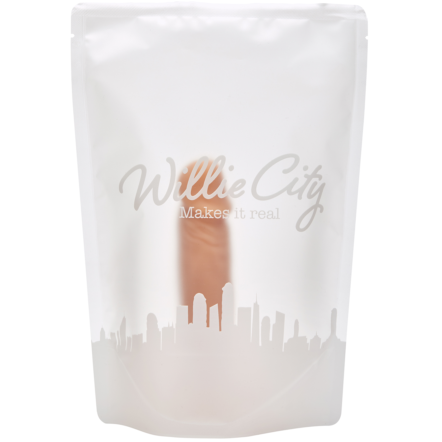 Willie City Willie City Luxe Realistisk Silikondildo med Sugekopp 15 cm - Beige