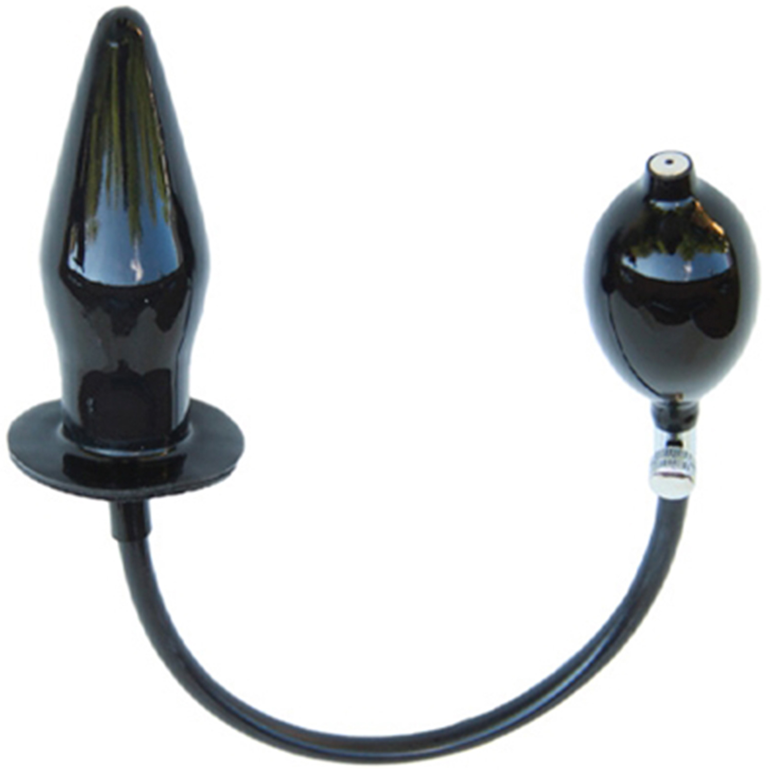 Mister B Inflatable Butt Plug - Black - Black thumbnail