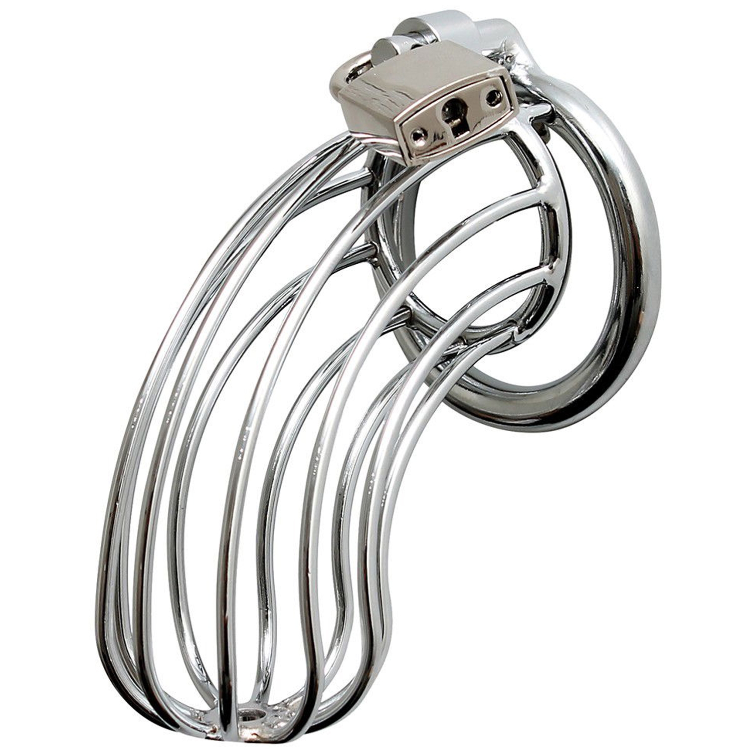 Rimba Keuschheitskäfig aus Metall mit Schloss var 1