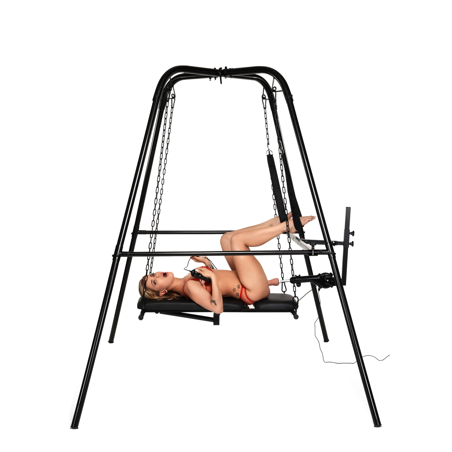 Master Series Throne Deluxe Sexgynge og Sexmaskine     - Sort