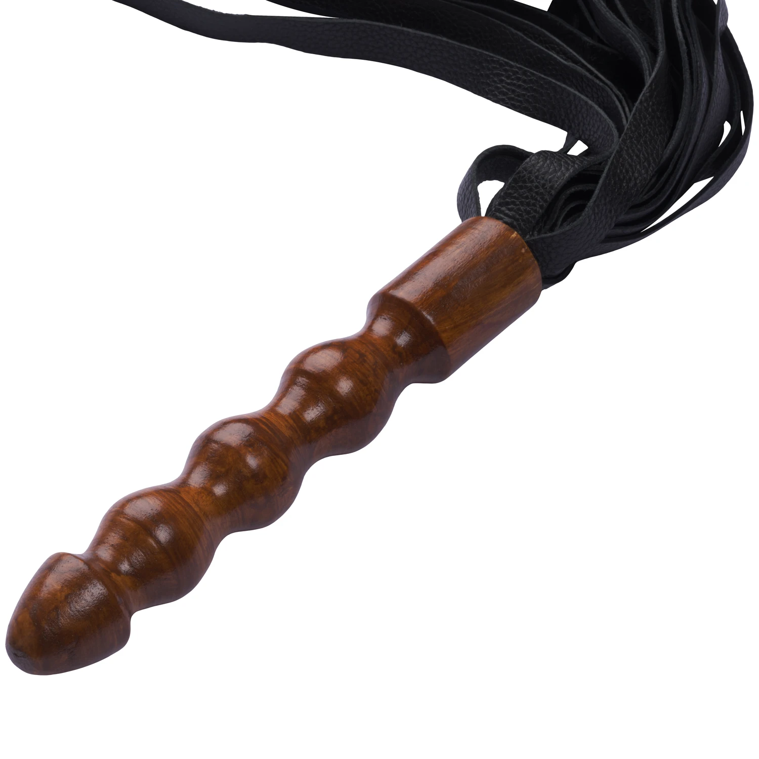ZADO Lær Flogger med Trehåndtak 69 cm 1