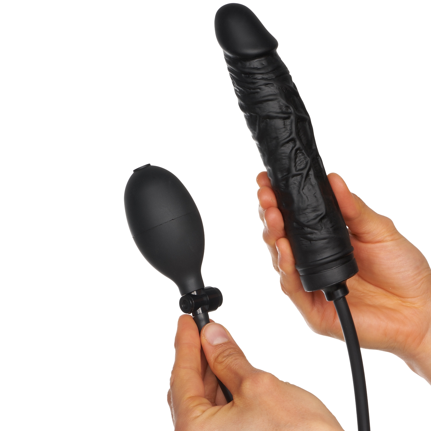 Willie City Realistisk Uppblåsbar Dildo 18 cm var 1