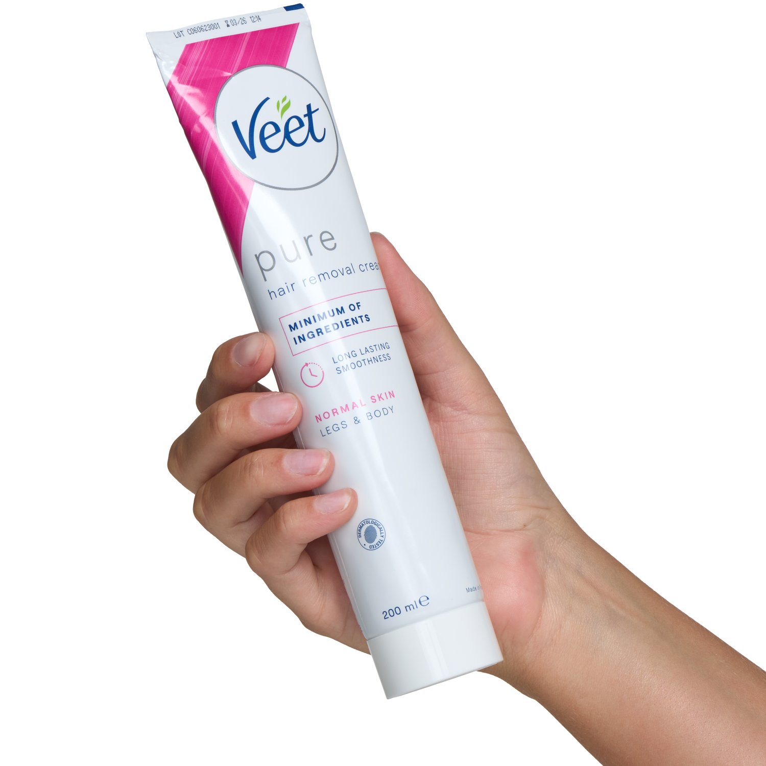 Veet Pure Hårfjerningscreme Ben & Krop til Normal Hud 200 ml