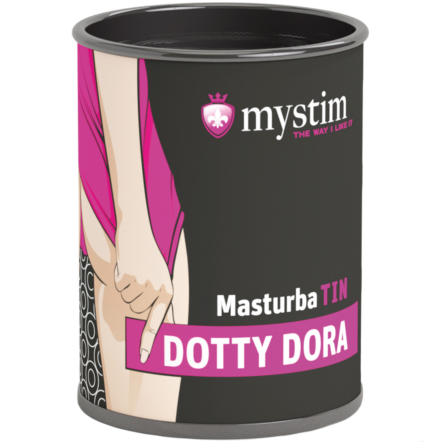 Mystim Dotty Dora MasturbaTIN - Hvid thumbnail
