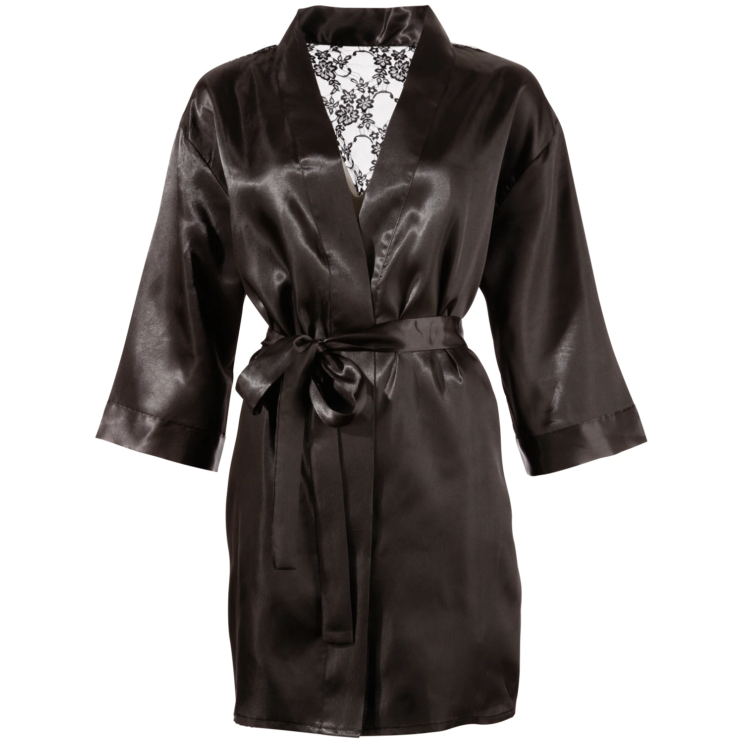 Cottelli Kimono mit Spitze 1